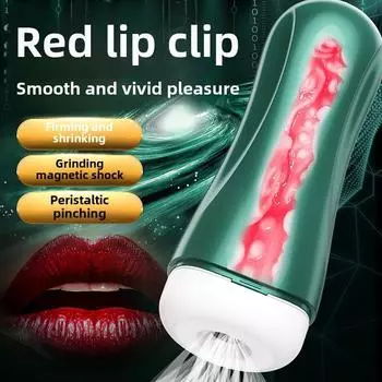 Автоматический сосущий зажим, присоска, чашка в виде самолета, мужской глубокий глоточный сосущий вибрирующий оральный мастурбатор, товары для взрослых Jet Cup Green