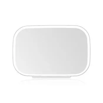 Автоматический светодиодный выключатель зеркала для туалетного столика, автомобильные аксессуары, солнцезащитные универсальные зеркала для макияжа для девочек, солнцезащитное окно, розовый цвет розовый