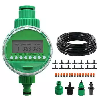 Автоматический таймер полива, интеллектуальный контроллер полива, ЖК-дисплей, таймер для садового шланга, таймер для полива на открытом воздухе