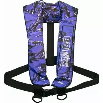 Автоматический тест на надувание жилета Lamses BL LJ-1877 Camo. синий
