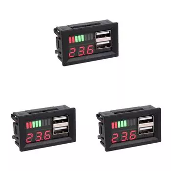 Автоматический вольтметр 12 В, 5 В, 2 А, Leistungstester fr LKW-Blei-Sure-Batterien (гниль)