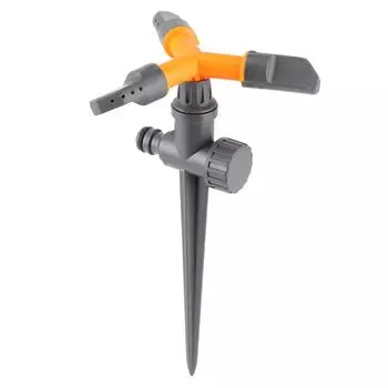 Автоматический вращающийся на 360 градусов газонный дождеватель, регулируемый трехрычажный дождеватель, система полива сада