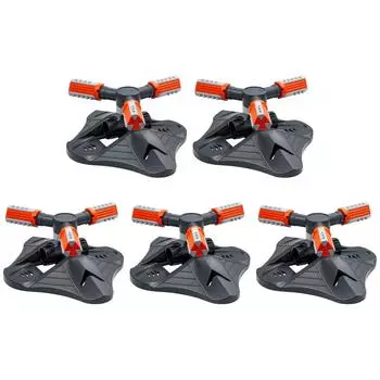 Автоматический вращающийся на 360 градусов садовый спринклер с 3 вилками для полива ирригационного устройства