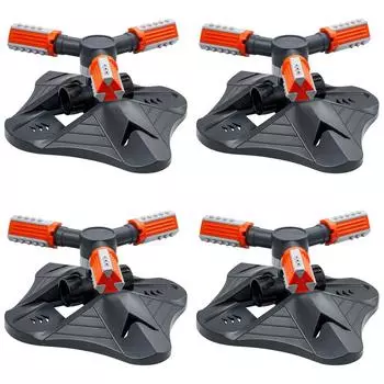 Автоматический вращающийся на 360 градусов садовый спринклер с 3 вилками для полива ирригационного устройства