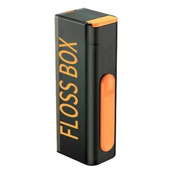 Автоматический выдвижной автоматический выдвижной ящик для зубной нити Мини-диспенсер для зубной нити для женщин 50 Pcs Dental Floss(Boxed)