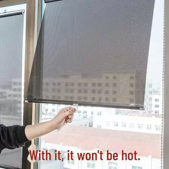 Автоматический выдвижной лазерный солнцезащитный козырек: Летняя теплоизоляция и затемняющие шторы для автомобиля и дома