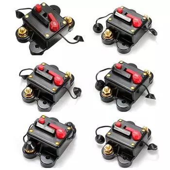 Автоматический выключатель AMP 100-300A, автомобильный морской стереоаудио, встроенный сменный предохранитель 12 В-24 В 250a