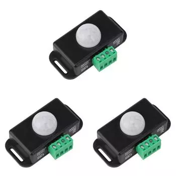 Автоматический выключатель датчика движения для инфракрасной светодиодной ленты постоянного тока 12 В/24 В.