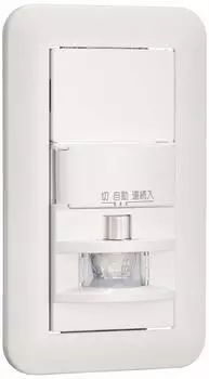 Автоматический выключатель Panasonic с датчиком теплового луча, только светодиод, белый WTKP1811WKP, настенный