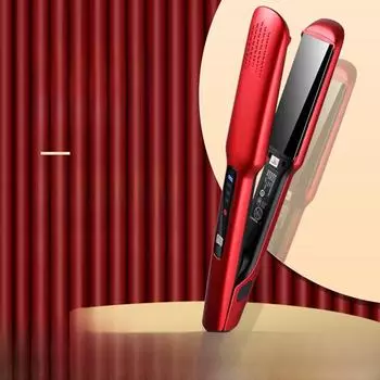 Автоматический выпрямитель и щипцы для завивки волос двойного назначения с четырьмя температурными режимами для сушки/влажной укладки 1st gearno screen display темно-фиолетового