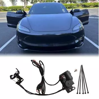 Автоматический замок багажника, электрический замок с присоской для багажника Tesla, размер багажника как на картинке, простая установка
