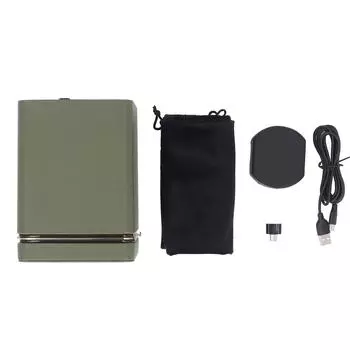 Автоматический заводной механизм для часов с одним механизмом, 4 режима, бесшумный, равномерно вращающийся, корпус для заводного механизма для часов с зелёный