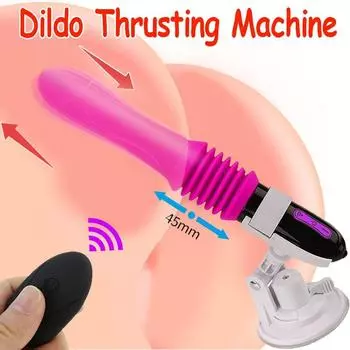 Автоматический женский фаллоимитатор для мастурбации, вибратор, растягивающий массажер для точки G, секс-игрушки для женщин, фаллоимитатор, вибратор, стимулятор, секс-машина with remote