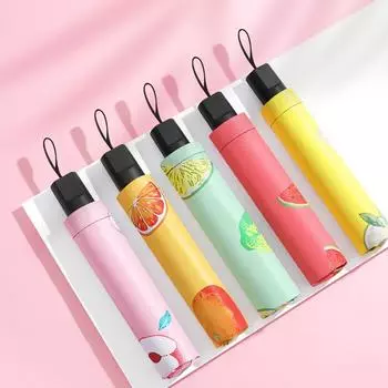 Автоматический зонт с тройным сложением и УФ-блокировкой - черный зонт от солнца и дождя