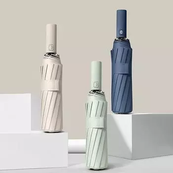 Автоматический зонт с защитой от ультрафиолета, компактный портативный складной зонт от солнца/дождя, простой усовершенствованный многофункциональный зонт для спорта и отдыха