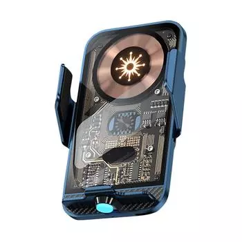 Автоматическое автомобильное зарядное устройство для мобильного телефона 15 Вт стойка для мобильного телефона для автомобилей чёрный