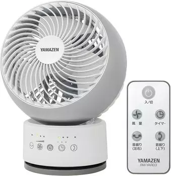 Автоматическое колебание вверх и влево и 14 татами Пульт дистанционного управления Таймер 3 уровня регулировки объема воздуха Легко убелить [Yamazen] Циркулятор, вниз, вправо,