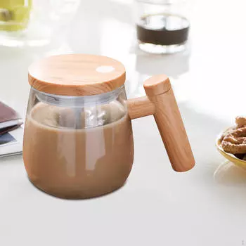 Автоматическое перемешивание кофейной кружки, электрический миксер, чашка для напитков, смешивание для чая, путешествий, молока, дома White