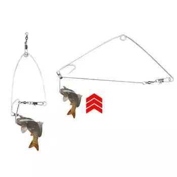 Автоматическое рыболовное устройство для кемпинга, пружинный крюк, снасти из нержавеющей стали 4