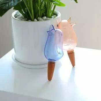 Автоматическое устройство для полива цветов, устройство для ленивого полива птиц, бытовая умная капельница, устройство для просачивания воды One Size оранжевый