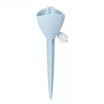 Автоматическое устройство для самополива с универсальным креплением для бутылок и регулируемой скоростью подачи воды для комнатных растений 1pc синий