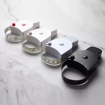 Автоматическое восстановление одним щелчком, выдвижная линейка для измерения тела, швейная рулетка, переносная рулетка молочный белый