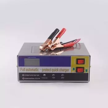Автоматическое зарядное устройство 110 В 220 В до 12 В 24 В Интеллектуальный импульсный ремонтный тип зарядки 110-250V general US