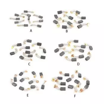 Автоматизация Угольные щетки Прочный комплект 10 шт. Комплект Электрический молоток Угловая шлифовальная машина A