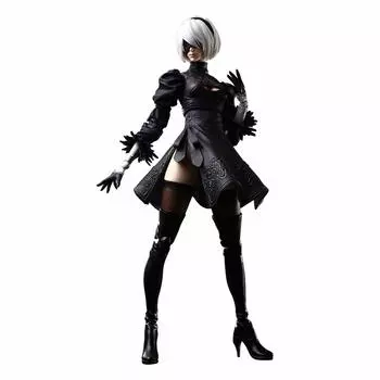 Автоматы PLAY ARTS Kai 2 Тип ПВХ окрашенная подвижная фигурка NieR. Б серебряный