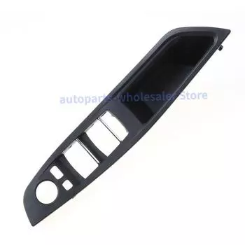 Автомобиль BMW 5 серии F10 F11 528I 550I 2010-2016 Передняя левая дверная ручка, крышка переключателя стеклоподъемника 51417225865 51417261933 51417225875 чёрный