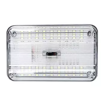 Автомобиль Doom Light Крыша Потолочный светильник Лампа Авто Интерьер Свет Прямоугольный 1 шт. Белый