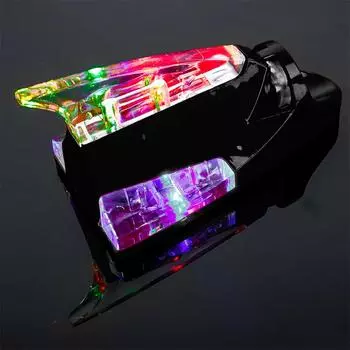 Автомобиль Грузовик Ветровые светодиодные фонари Антенна на крыше Плавник акулы Лампа-вспышка Safty красный