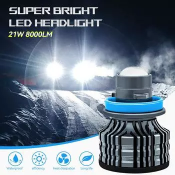 Автомобиль H7 H11 H8 H9 9005 HB3 9006 HB4 светодиодные противотуманные фары светодиодные линзы противотуманных фар CSP 6000K белые турбо противотуманные фары для 12 В 24 В H8/H9//H11