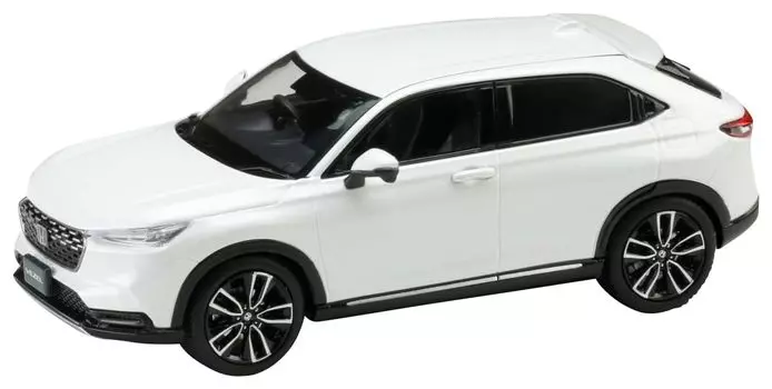 Автомобиль HJ43 Honda VEZEL с оригинальными опциями, цвет Platinum White Pearl, готовое изделие, 1/43