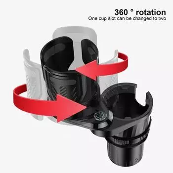 Автомобиль из углеродного волокна с подстаканником Многофункциональный компас Регулируемый по пространству Экономия 2-в-1 Легко