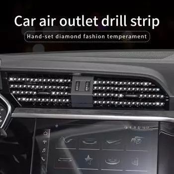 Автомобиль класса люкс Автомобильный воздухозаборник Декоративная полоса Автомобильные решетки воздухозаборника Отделка обода автомобиля Стильный автомобиль Аксессуары для автомобиля Интерьер Женщина Девушки