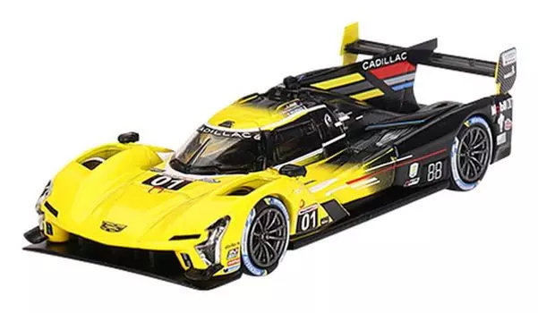 Автомобиль MINI GT Cadillac VR IMSA Daytona 24 Hours 2023, занявший 3-е место, Cadillac Racing, завершенный продукт, серия 1/64. # 01