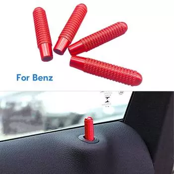 Автомобиль модифицированный совместимый для C W205 GLC E W213 GLA W204 дверной болт замок винт ручка тяговый штифт кнопка отделка крышка аксессуары O красный