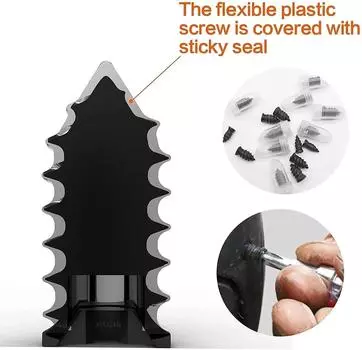 Автомобиль Мотоцикл Вакуумный Ремонт Шин Гвозди Грузовик Скутер Велосипед Ремонт Проколов Шин Бескамерные Инструменты Резина Металлические Аксессуары