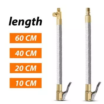 Автомобиль Мотоцикл Велосипед Шины Воздушный Шланг Надувной Трубки Шланг Надувной Трубки Соединение Быстроразъемный Патрон Накачивания Запирающийся Воздушный Патрон