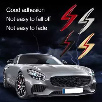 Автомобильная 3D наклейка гальваника Z-образная устойчивая к выцветанию полировка декоративная самоклеящаяся сильная вязкость чёрный/золотой