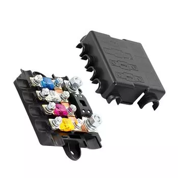 Автомобильная 5-позиционная панель держателя блока лезвий для распределения питания автомобиля постоянного тока 12 В/24 В