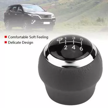 Автомобильная 6-ступенчатая ручка рычага переключения передач для Verso Auris Yaris 2007 2008 2009 2010 2011 2012 2013 Автомобильные аксессуары чёрный