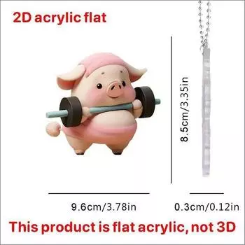 Автомобильная акриловая свинья на удачу, украшение для автомобиля, вариант 3, 1 шт., корейские аксессуары для автомобилей