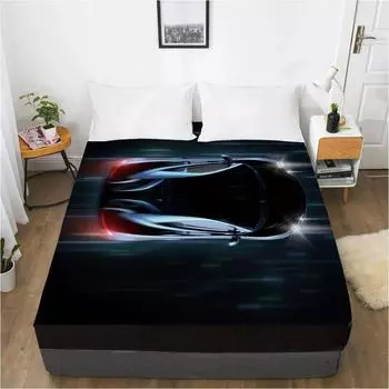 Автомобильная эластичная простыня с резинкой 150x200/180/200/160x200, наматрасник, чехол для кровати, 1 шт., кузов автомобиля 135x200 Deep 30cm