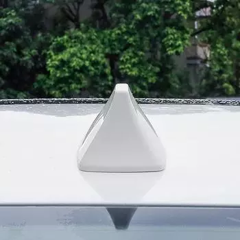 Автомобильная антенна «Акулий плавник» Автомобильные антенны для радиосигнала Автомобильные антенны на крышу Дизайн антенн FM-сигнала Антенна для всех автомобилей Автоаксессуары белый