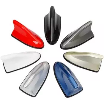 Автомобильная антенна «Акулий плавник»: Украшение антенны радиосигнала на крыше, модификация хвостового крыла без сверления null серый