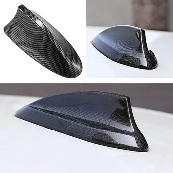 Автомобильная антенна, чехол с плавником акулы, обтекатель автомобиля, углеродное волокно, универсальное, суперфункциональное чёрный