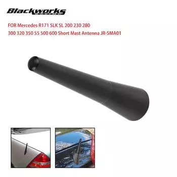 Автомобильная антенна черная для Mercedes R171 SLK SL 200 230 280 300 320 350 500 короткая мачта антенна как украшение ANT-1011-BK чёрный