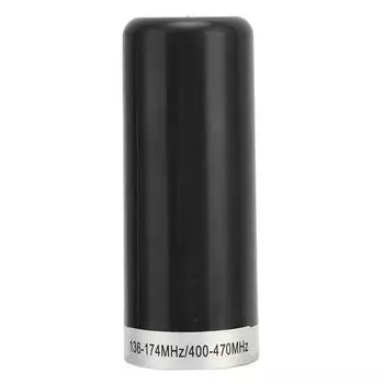 Автомобильная антенна для рации VHF UHF 136174 МГц 400470 МГц короткая двухдиапазонная антенна для автомобиля черная чёрный